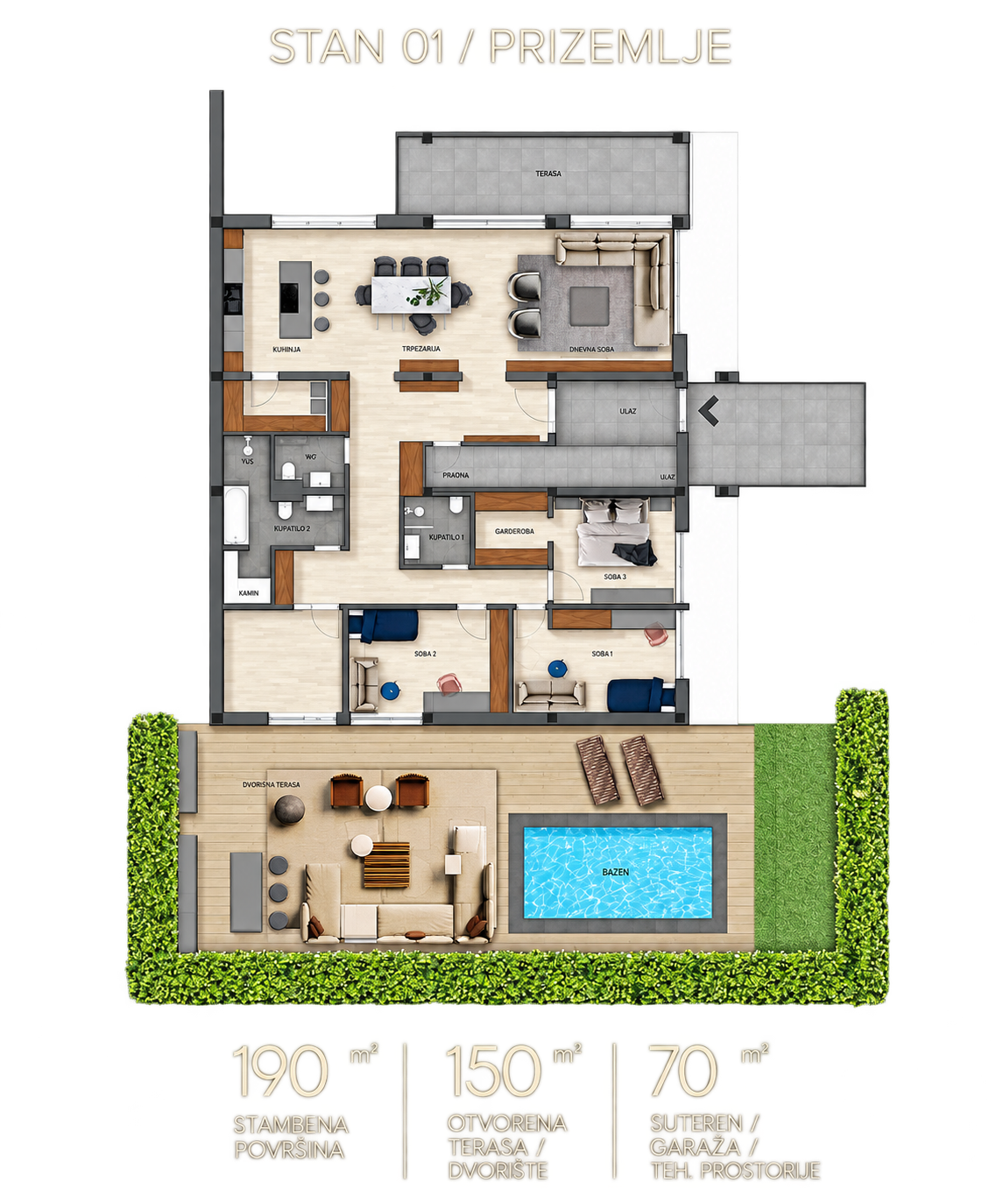 Villa Evia — Stan 1