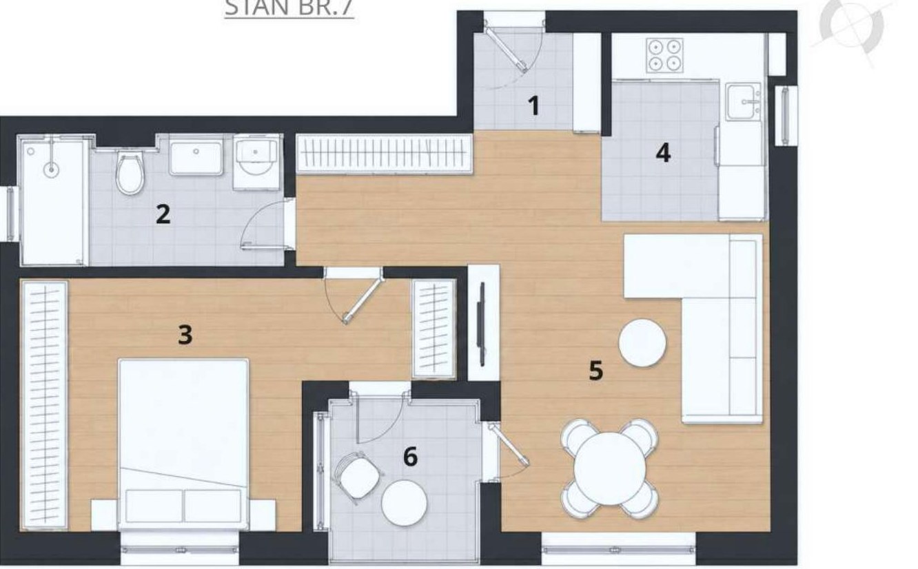 Osnova stana 7